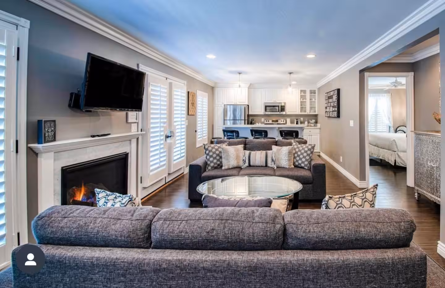 The Bocce Penthouse's deluxe hotel Living Room